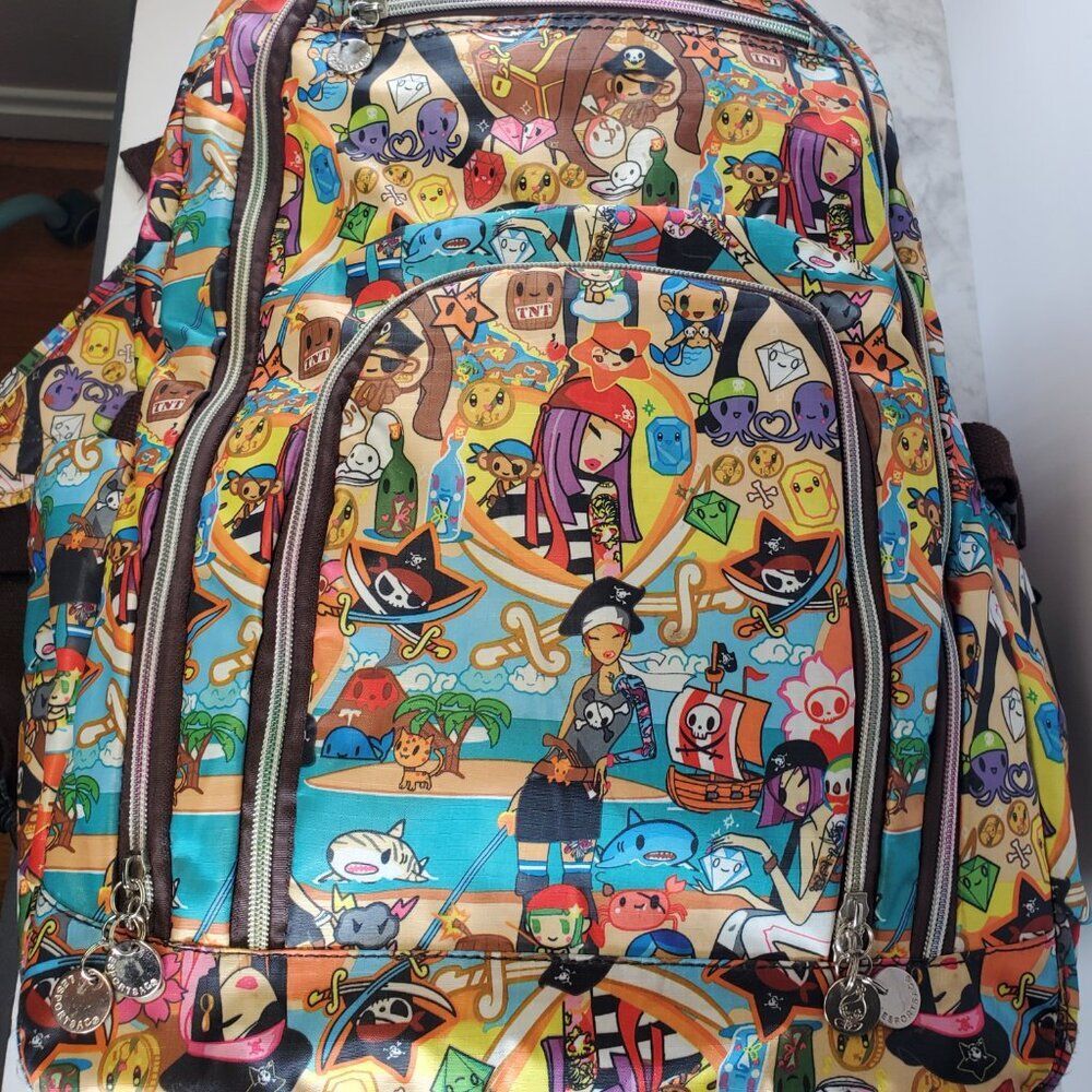 Tokidoki x LeSportsac Pirata Rolling Backpack Rare Y2… - Gem